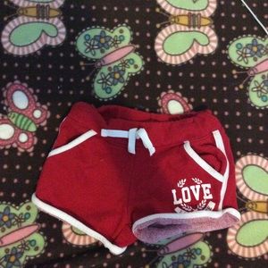 Cute short jeans they’re red